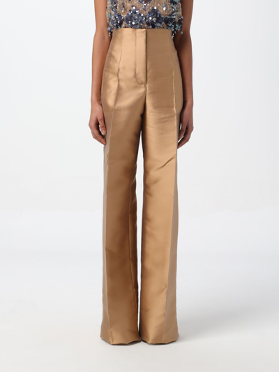 Shop Alberta Ferretti Pants  Woman Color Beige