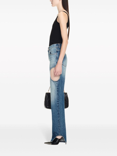 Shop Off-white Baggy Denim Jeans In Blue