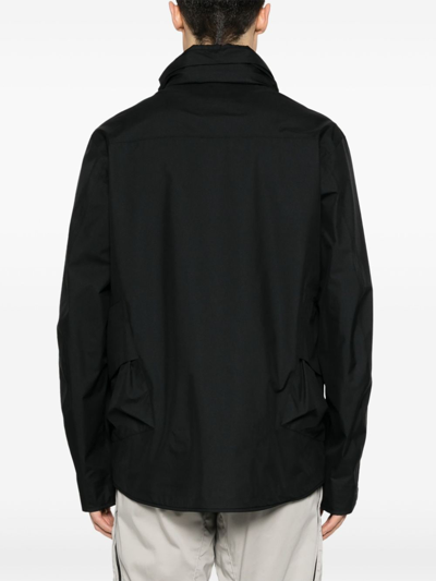 C.p. Company C.p.company Technical Fabric Jacket With Internal Removable Down Jacket In Black