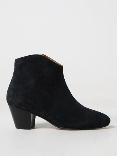 Shop Isabel Marant Flat Ankle Boots  Woman Color Black