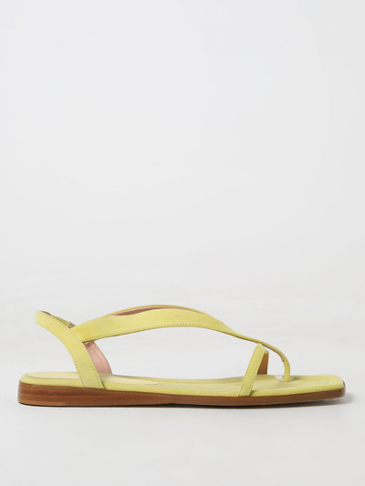 Shop Fabiana Filippi Flat Sandals  Woman Color Lime