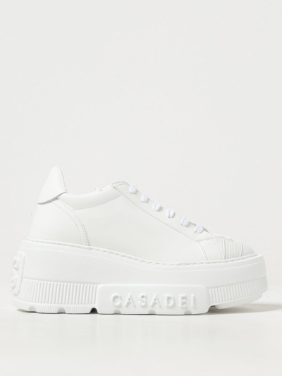 Shop Casadei Sneakers  Woman Color White