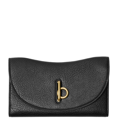 Shop Burberry Rocking Horse Continental Wallet In Black