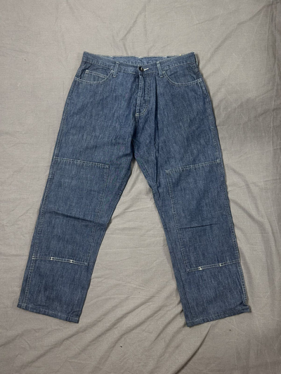 Pre-owned Vintage X Wrangler Vintage Pants In Navy