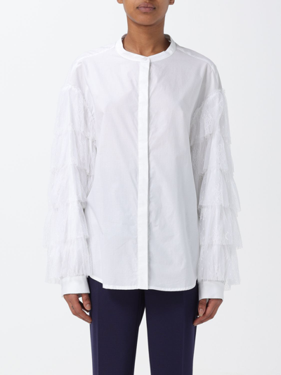 Shop Twinset Shirt  Woman Color White