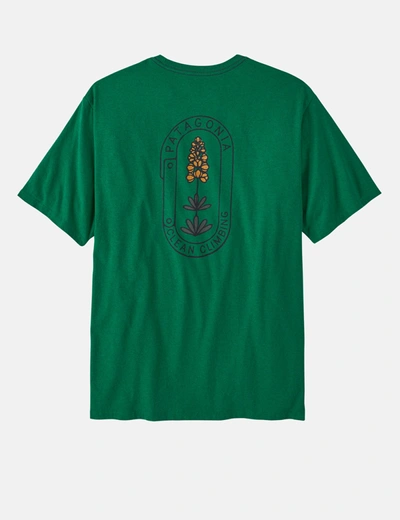 Shop Patagonia Clean Climb Trade Responsibili-tee T-shirt In Green