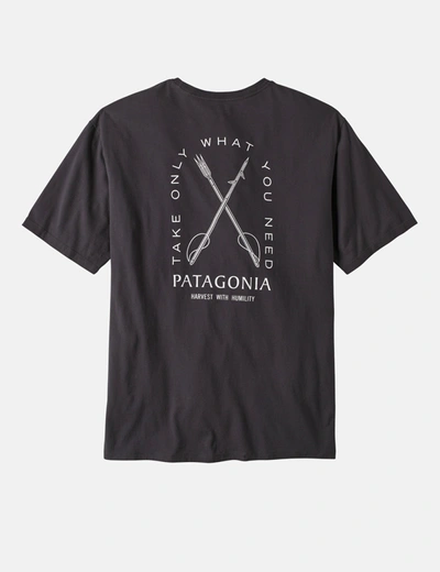 Shop Patagonia Cta Organic Humble Harvest T-shirt In Black
