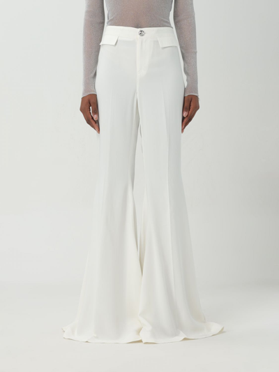 Shop Giambattista Valli Pants  Woman Color White