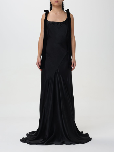 Shop Nina Ricci Dress  Woman Color Black