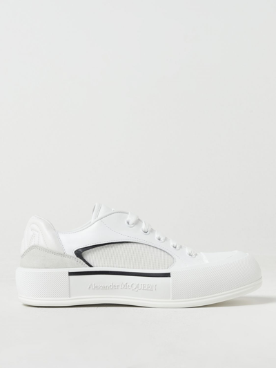 Alexander Mcqueen Skate Deck Plimsoll Low-top Sneakers In White