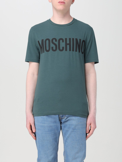Shop Moschino Couture T-shirt  Men Color Green