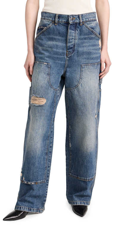 Shop Marc Jacobs Grunge Oversize Carpenter Jeans Grunge Indigo