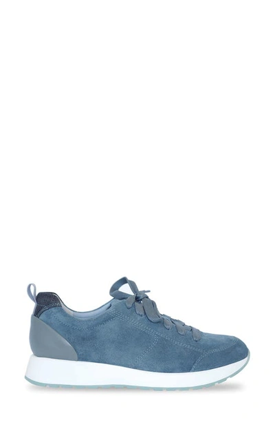 Shop Munro Monique Suede Sneaker In Denim Suede Combo