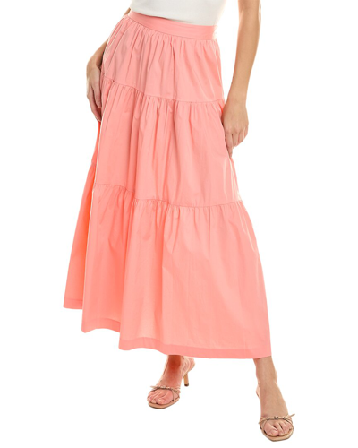 Shop Staud Sea Skirt In Pink