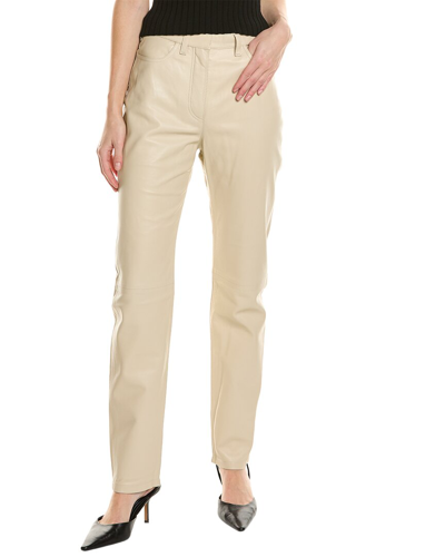 Shop Iro Straight Pant In Brown