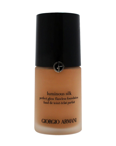 Shop Giorgio Armani Women's 1oz 5.8 Medium-golden Luminous Silk Foundation