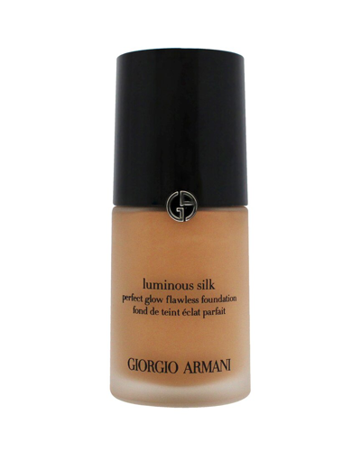 Shop Giorgio Armani Women's 1oz 6.25 Medium To Tan-golden Luminous Silk Foundation