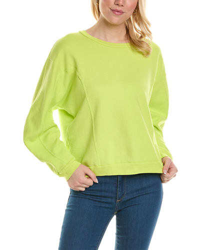Shop Stateside Recycled Fleece Pullover In Green