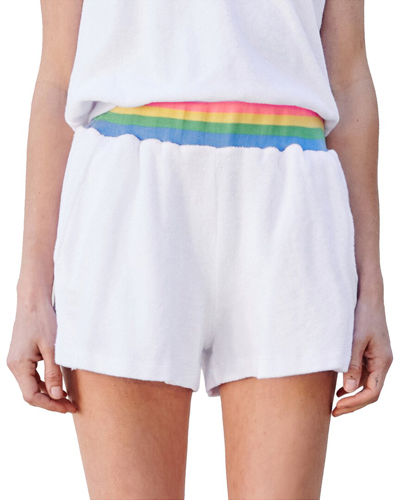 Shop Sundry Rainbow Rib Pull-on Short In White