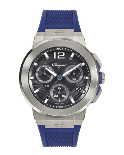 Ferragamo F-80 Titanium Tech Silicone Watch
