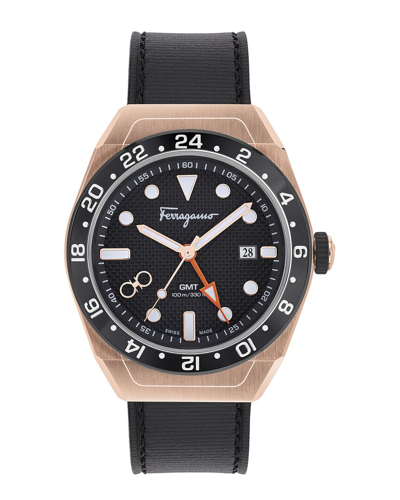 Shop Ferragamo Men's Slx Gmt Watch