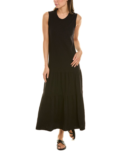 Shop Wilt Tiered Shell Maxi Dress In Black