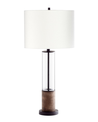 Shop Cyan Design Colossus Table Lamp In Silver