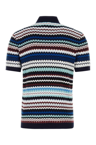 Shop Missoni Polo In Printed