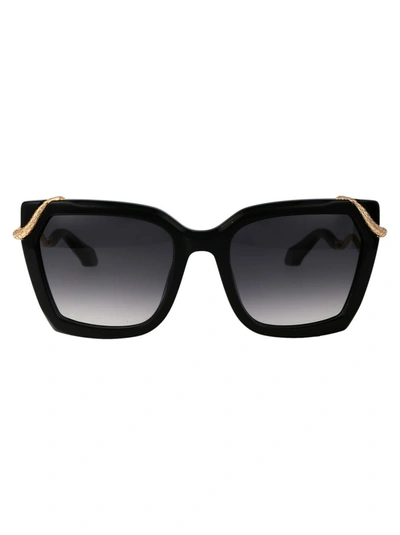 Shop Roberto Cavalli Sunglasses In 0700 Black