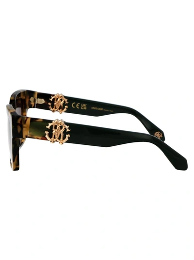 Shop Roberto Cavalli Sunglasses In 0agg Brown