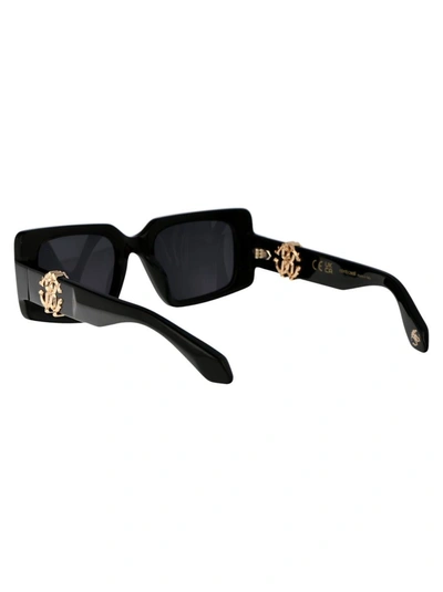Roberto Cavalli Src039m Sunglasses In 0700 Black