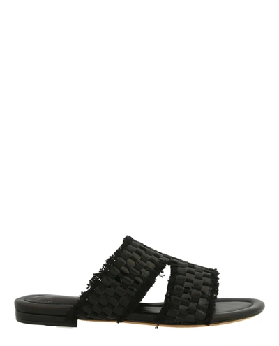 Shop Alexandre Birman Kate Flat Sandal In Black