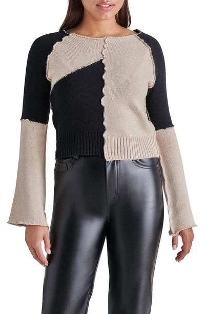 Shop Steve Madden Rylee Sweater In New Taupe In Multi
