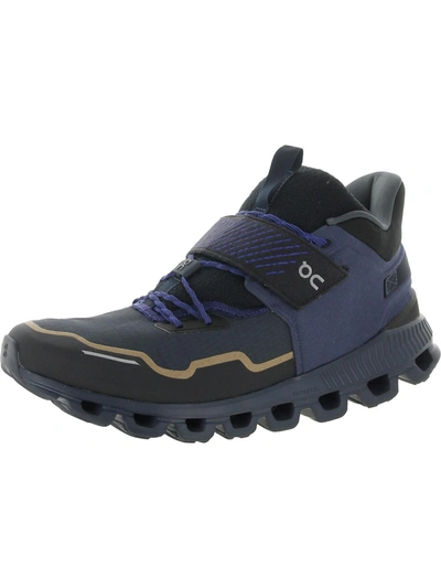 Shop On Running Cloud Hi Edge Defy Mens Trails Durable Hiking Boots In Blue