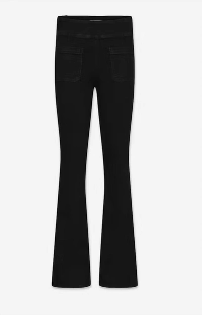 Shop Frame Bardot Jetset Jeans In Black