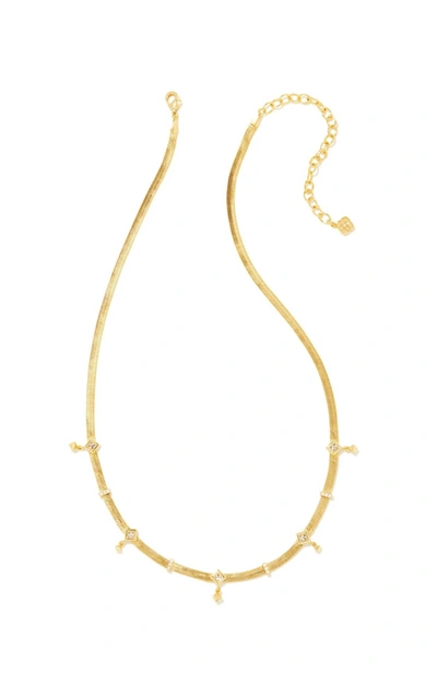 Shop Kendra Scott Gracie Chain Necklace In Gold