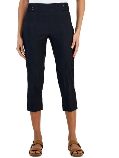 Shop Jm Collection Womens Tummy Control Stretch Capri Jeans In Multi