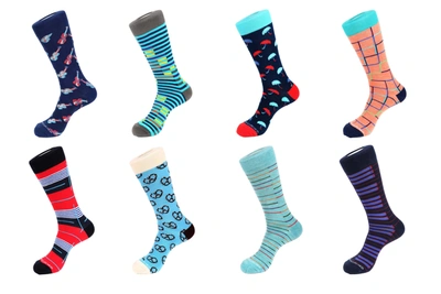 Shop Unsimply Stitched 8 Pair Combo Pack Socks In Multi