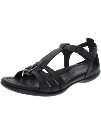 Shop Ecco Flash Womens Dressy T-strap Sandals In Black