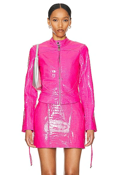 Shop Retroféte Brynn Jacket In Paradise Pink