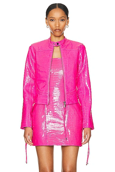 Shop Retroféte Brynn Jacket In Paradise Pink