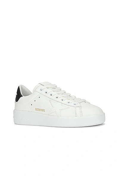 Shop Golden Goose Pure Star Sneaker In White & Black