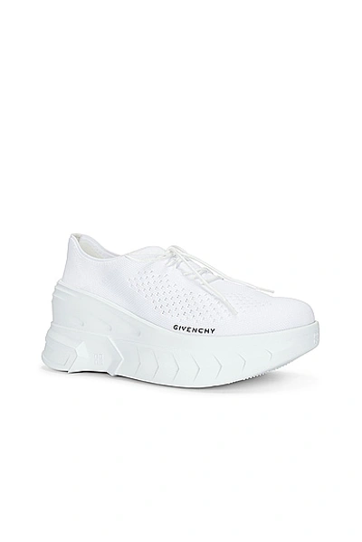 Shop Givenchy Marshmallow Wedge Sneaker In White