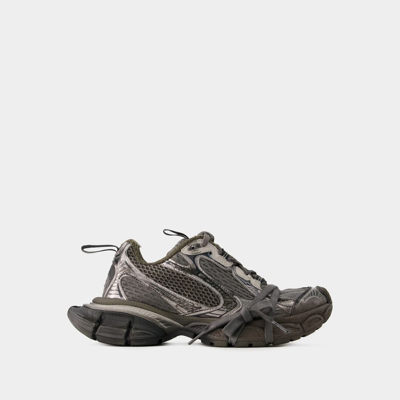Shop Balenciaga 3xl Sneakers -  - Mesh - Dirty Brown