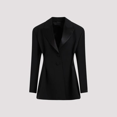 Shop Givenchy Buttoned Jacket 36 In Black