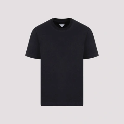 Shop Bottega Veneta Cotton T-shirt S In Navy