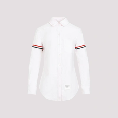 Shop Thom Browne Classic Round Collar Shirt In Lt Pink