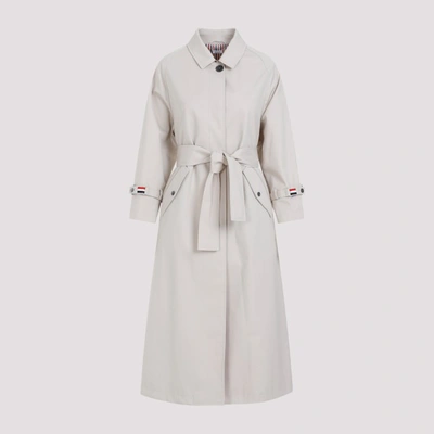 Shop Thom Browne Unconstructed Raglan Trench 40 In Khaki