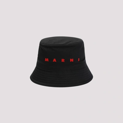 Shop Marni Bucket Hat M In N Black