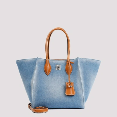 Shop Ermanno Scervino Maggie Tote Bag Unica In Bright Cobalt